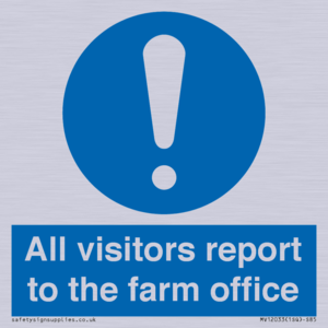 MV12033: All visitors report to the farm office