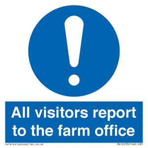 MV12033: All visitors report to the farm office
