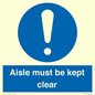MV12196: Aisle Must Be Kept Clear