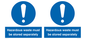 MV12251: Hazardous Waste Must Be Stored Separately Sign