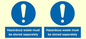 MV12251: Hazardous Waste Must Be Stored Separately Sign