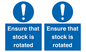 MV12253: Ensure That Stock Is Rotated Sign