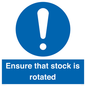 MV12253: Ensure That Stock Is Rotated Sign
