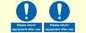 MV12257: Please Return Equipment After Use Sign