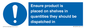 MV12259: Ensure Product Is Placed on Shelves in Quantities they should be dispatched in Sign