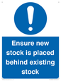MV12262: Ensure New Stock Is Placed Behind Existing Stock Sign