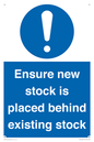MV12262: Ensure New Stock Is Placed Behind Existing Stock Sign