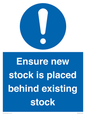 MV12262: Ensure New Stock Is Placed Behind Existing Stock Sign