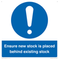 MV12262: Ensure New Stock Is Placed Behind Existing Stock Sign