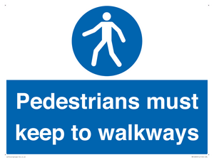 MV12323:  Pedestrians must keep to walkways