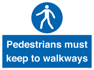 MV12323:  Pedestrians must keep to walkways