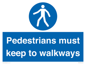 MV12323:  Pedestrians must keep to walkways