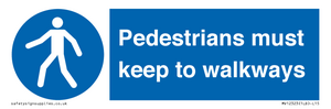 MV12323:  Pedestrians must keep to walkways