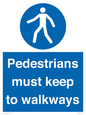 MV12323:  Pedestrians must keep to walkways