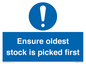 MV12327: Ensure oldest stock is picked first sign
