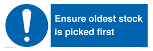 MV12327: Ensure oldest stock is picked first sign