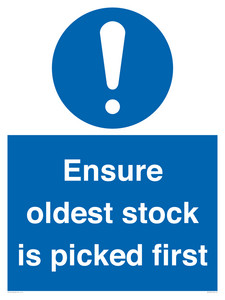 MV12327: Ensure oldest stock is picked first sign