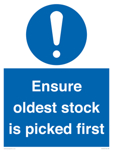 MV12327: Ensure oldest stock is picked first sign