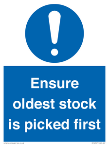 MV12327: Ensure oldest stock is picked first sign
