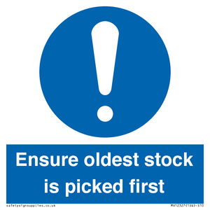 MV12327: Ensure oldest stock is picked first sign