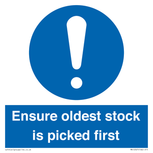 MV12327: Ensure oldest stock is picked first sign