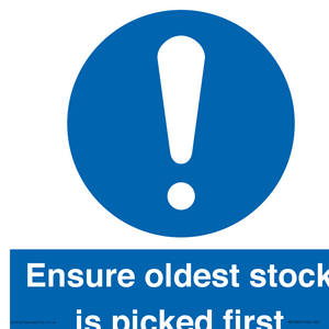 MV12327: Ensure oldest stock is picked first sign