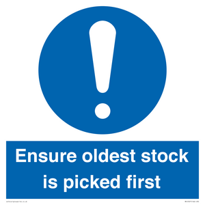 MV12327: Ensure oldest stock is picked first sign