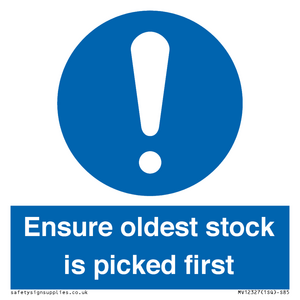 MV12327: Ensure oldest stock is picked first sign