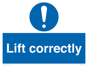 MV12329: Lift correctly sign