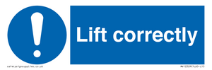 MV12329: Lift correctly sign