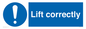 MV12329: Lift correctly sign