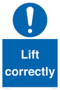 MV12329: Lift correctly sign