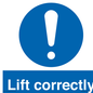 MV12329: Lift correctly sign