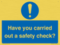 MV12386: Have you carried out a safety check?