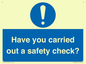 MV12386: Have you carried out a safety check?