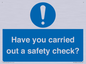 MV12386: Have you carried out a safety check?