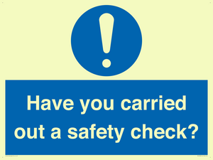 MV12386: Have you carried out a safety check?