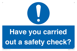 MV12386: Have you carried out a safety check?