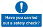 MV12386: Have you carried out a safety check?