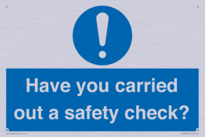 MV12386: Have you carried out a safety check?