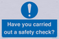 MV12386: Have you carried out a safety check?