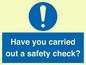 MV12386: Have you carried out a safety check?