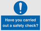 MV12386: Have you carried out a safety check?