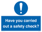 MV12386: Have you carried out a safety check?