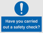 MV12386: Have you carried out a safety check?