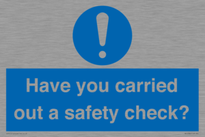 MV12386: Have you carried out a safety check?