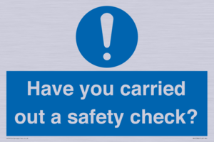 MV12386: Have you carried out a safety check?