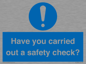 MV12386: Have you carried out a safety check?