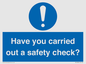 MV12386: Have you carried out a safety check?