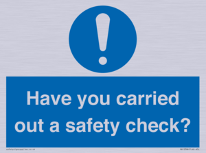 MV12386: Have you carried out a safety check?